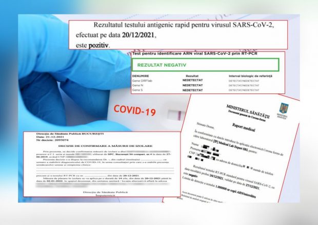Cu două teste PCR negative, obligat la carantină: „DSP nu vrea să invalideze un test rapid cu rezultat fals-pozitiv”