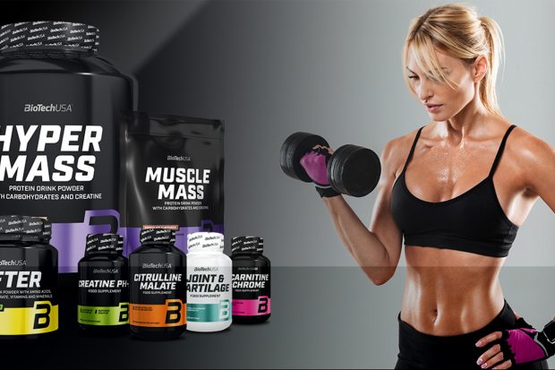 Creșterea masei musculare se obține prin muncă, stil de viață sănătos și cu suplimente online!
