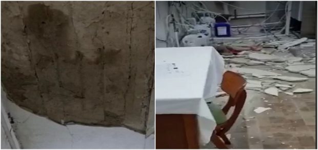 O bucată de tavan s-a prăbușit, într-o anexă a Spitalului Municipal Lugoj. ITM a deschis o anchetă