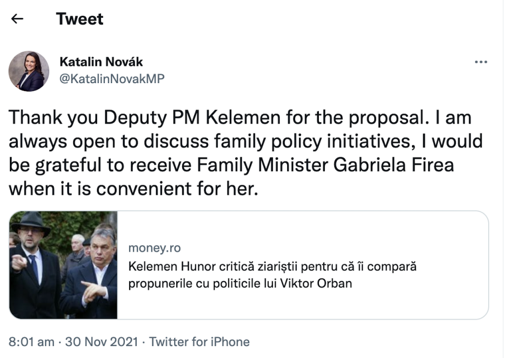 Cum a fost înființat Ministerul Familiei, condus de Gabriela Firea, după modelul Guvernului Viktor Orban