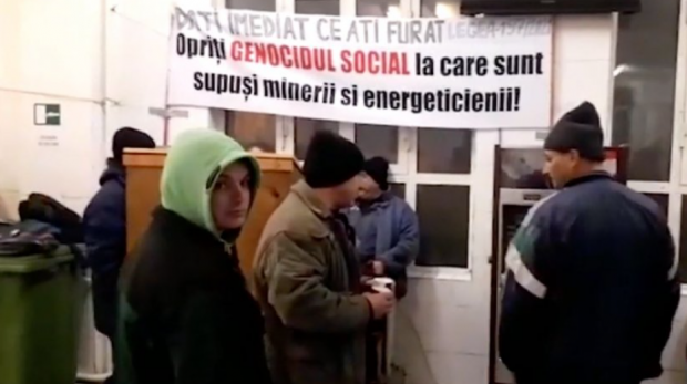 Minerii din Gorj refuză să intre în subteran și amenință cu greva generală. Lider sindical: „Murim în jur de 60-70 pe an la locul de muncă”