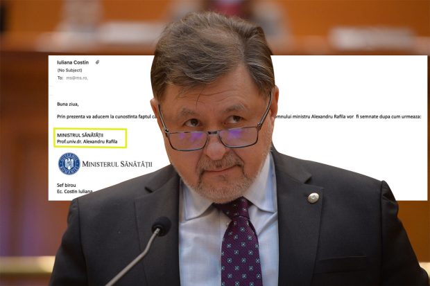 Directorul de resurse umane de la Ministerul Sănătății înștiințează angajații că ministrul Rafila trebuie semnat „Prof. univ. dr.”