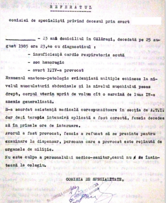 Lumea ascunsă creată de statul comunist pentru a opri avorturile: „Dacă ne spui cine ți-a făcut, îi dăm voie să-ți salveze viața, dacă nu, te lăsăm să mori”