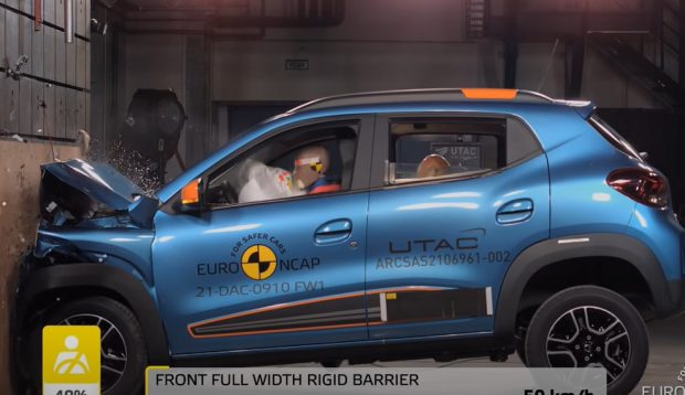 De ce a obținut Dacia Spring doar o stea la testele de siguranță Euro NCAP, iar ăsta nu e un motiv de titluri apocaliptice. Câteva explicații