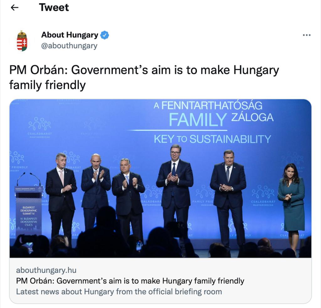 Cei trei mari câștigători de pe urma Ministerului Familiei, creat pe baza politicilor pronataliste de la Budapesta