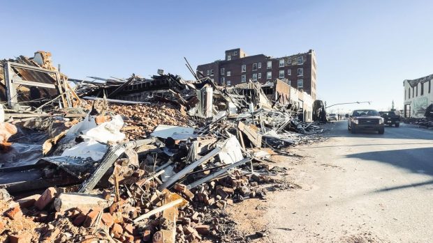 O fotografie a fost purtată de tornadele din SUA la peste 200 de kilometri distanță de familia căreia îi aparține