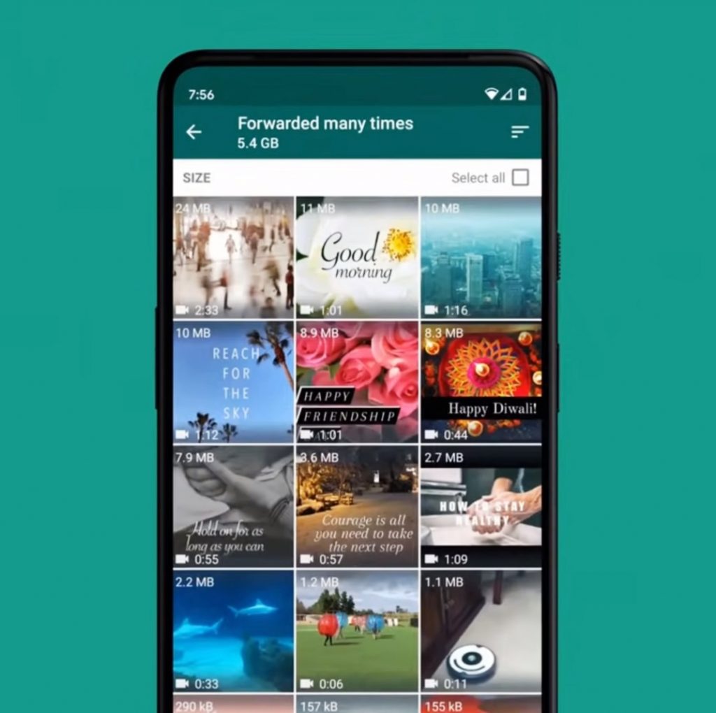 Fisiere stocate pe WhatsApp