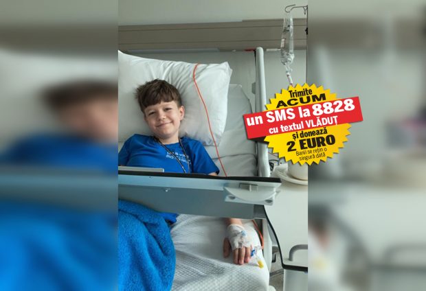 Vlăduț poate fi salvat cu un tratament  în Turcia. Copilul care de trei ani se luptă cu cancerul are nevoie de 440.000 de euro pentru imunoterapie