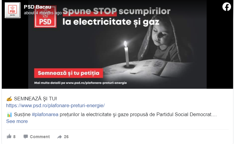 Europa Liberă: PSD și PNL au plătit publicitate, anul trecut, să le spună românilor că facturile nu se scumpesc