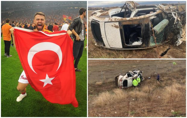 Fotbalist turc de națională, mort în Mercedesul de lux care a zburat zeci de metri de pe șosea, lângă Ankara. Mesajul lui Marius Șumudică