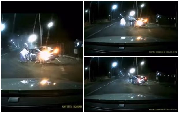VIDEO | Șofer scos aproape mort de la volan, în Prahova, la câteva secunde după ce fusese filmat depășind cu viteză nebună