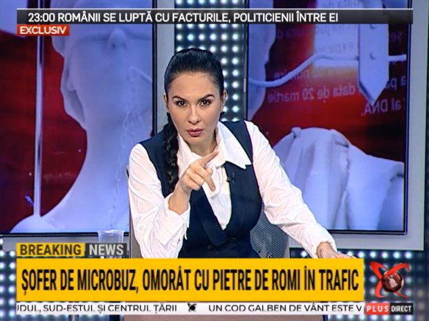 Plângeri la CNA, CNCD și Parchet împotriva moderatoarei de la Realitatea care a sugerat ca romii din Bolintin să fie mutați în India