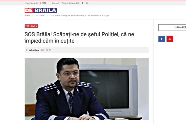 Dovada de pe WhatsApp: jurnalistul urmărit penal de DIICOT a fost mustrat înainte de percheziții de un procuror DIICOT că-l criticase pe șeful poliției!