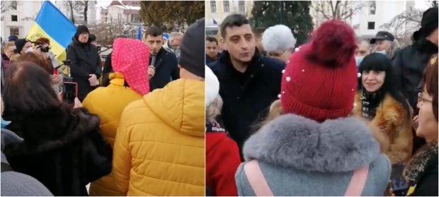 Întâlnire AUR la Târgu Mureş la care participanţii nu purtau mască într-un spațiu închis. Poliţiştii fac verificări