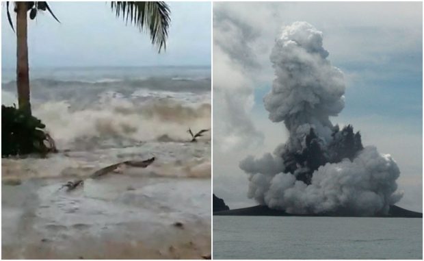 Pagube mari în Tonga. Ce a lăsat în urmă valul tsunamic provocat de erupția vulcanică