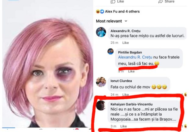 USR acuză un liberal din Braşov de instigare la violență, după ce a postat o poză trucată cu viceprimarul Flavia Boghiu