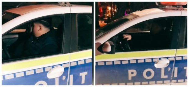 Un tânăr care nu era agent s-a filmat la volanul unei autospeciale de poliție din Brașov. Poliția anunță verificări