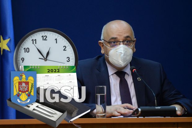 Inspectoratul coordonat de Arafat a dat 120.000 de euro pe cadouri și materiale publicitare – agende și ceasuri de perete personalizate pentru IGSU
