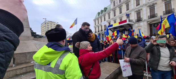 Reportaj de la marșul AUR la Iași, de ziua Unirii. Liderul George Simion: „Pot să ne împuște, noi nu renunțăm!”