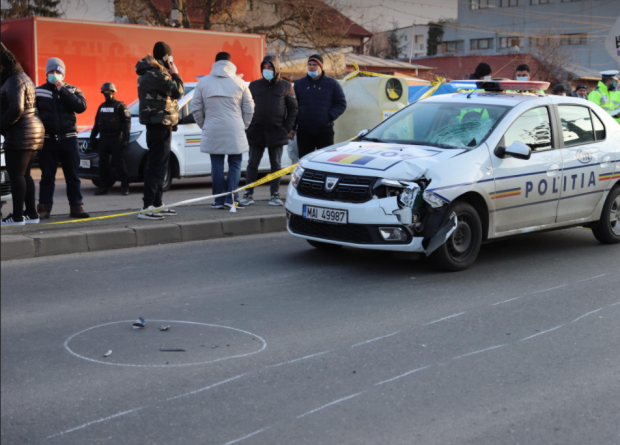 Polițistul care a lovit mortal o fetiță de 13 ani, audiat astăzi. Până acum, nicio punere sub acuzare