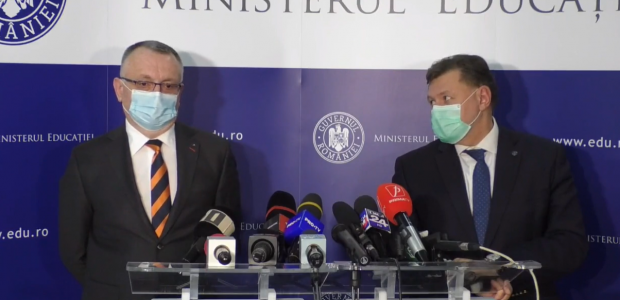 Cîmpeanu și Rafila, întrebați despre siguranța elevilor în școli: șase secunde de tăcere și o ridicare din umeri