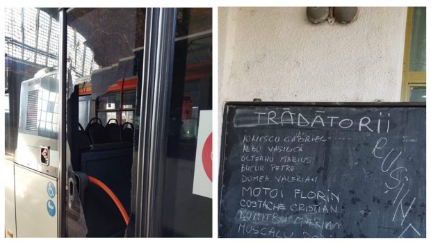 Șoferii STB care au ieșit în această dimineață pe traseu, criticați de colegi. Geamul unui autobuz a fost spart