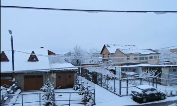Opt localităţi din judeţul Caraş-Severin au rămas fără energie electrică după ninsorile de sâmbătă