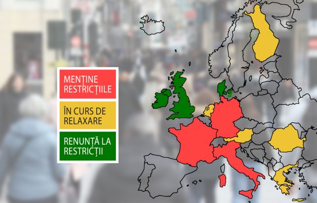 Mai multe țări europene au anunțat că renunță la restricțiile anti-COVID. Unde au rămas cele mai stricte reguli