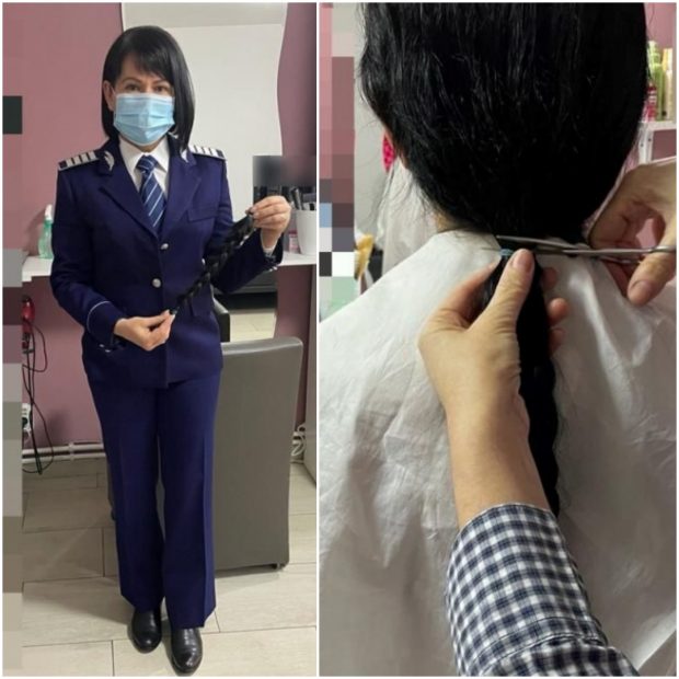 Un agent de poliție din Sălaj donează, periodic, păr pentru femeile diagnosticate cu cancer