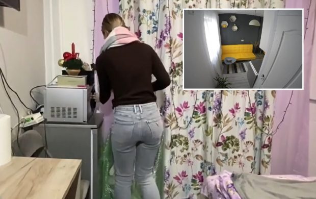 Cum trăiești într-o garsonieră de 11 metri pătrați. O tânără din Cluj spune că n-ar mai pleca din ea: „Faci curat în 5 minute!”