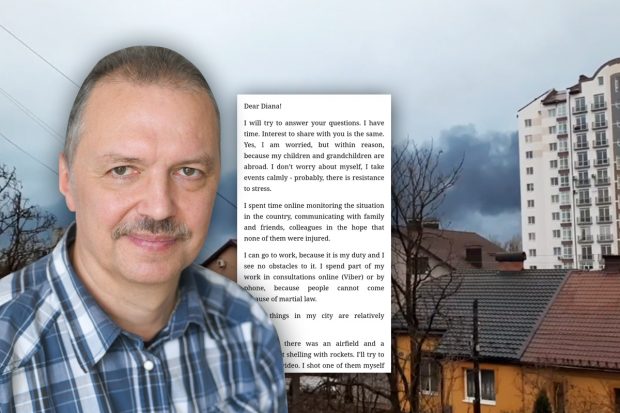 ”Nu am de gând să merg nicăieri. Sunt în țara mea, cu prietenii mei. Sunt la locul meu de muncă, de care oamenii au nevoie”. Scrisoarea calmă și tulburătoare a unui medic din Ucraina către români