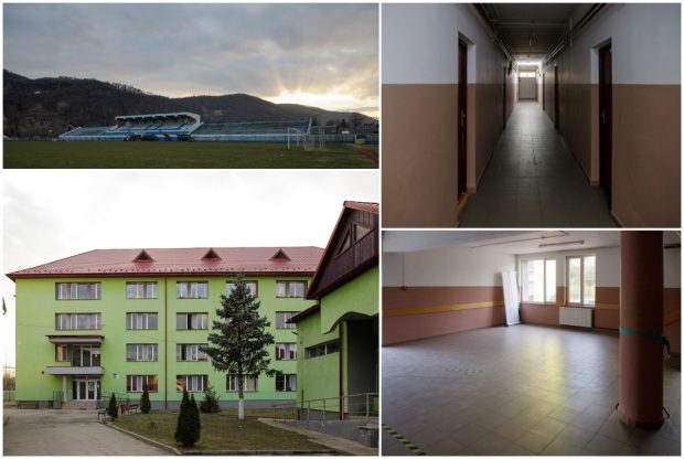 EXCLUSIV Primele imagini cu variantele de adăpost gândite de autoritățile de la Sighet pentru refugiații din Ucraina. Dar nu sunt gata