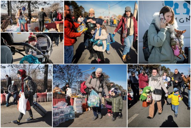 Reportaj Vama Siret: Ce iau cu ei oamenii care fug din calea războiului: „bulendre”, medicamente și câinele Justine