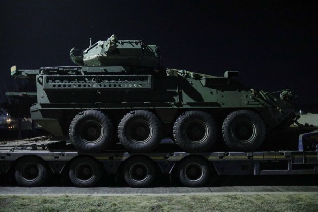 Primul convoi militar american a ajuns la baza Mihail Kogălniceanu