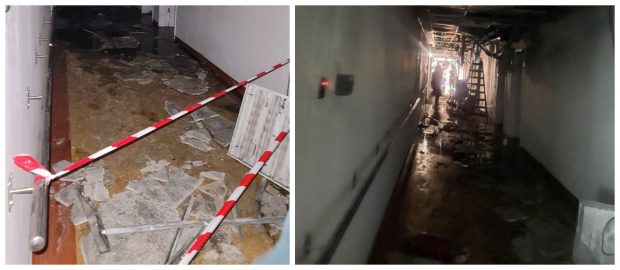 Primele imagini din interiorul Spitalului Suceava, după incendiul care a dus la evacuarea a sute de pacienți