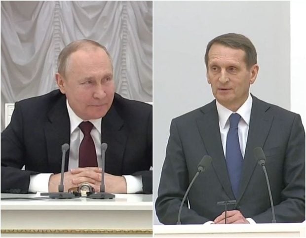 Scenetă la Kremlin: cum l-a certat Putin, în direct la TV, pe șeful spionilor ruși: „Susțineți recunoașterea suveranității? Vorbiți clar”