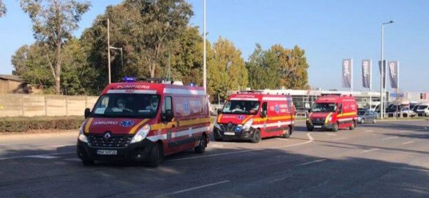 Explozie la un azil din Timișoara, după ce un pacient de 80 de ani cu mască de oxigen și-a aprins o țigară