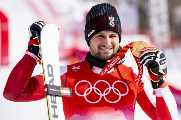Un schior austriac a devenit campion olimpic la 34 de ani după ce tatăl său a reușit aceeași performanță