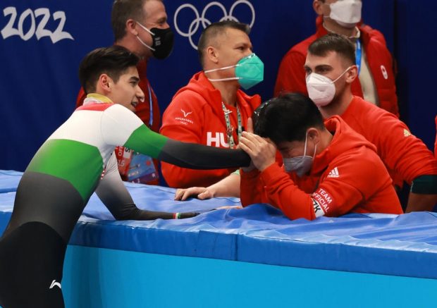 De la zidărie, la medalia olimpică de aur! Românul Emil Imre face pare din stafful lui Shaoang Liu, campion olimpic maghiar la patinaj viteză