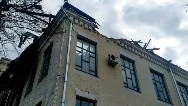 Trupele ruse au bombardat biblioteca din Cernihiv, monument istoric vechi de peste un secol