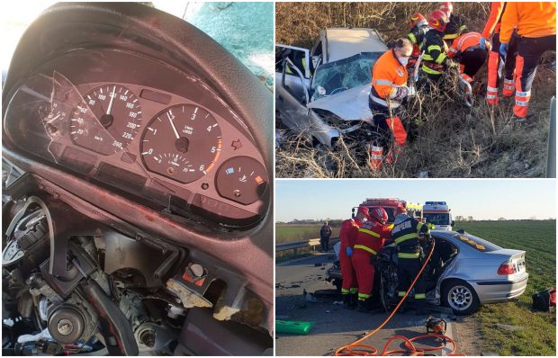 O șoferiță pe contrasens cu BMW-ul, cu 120 km/h, a ucis un copil de un an și pe părinții lui, în Timiș