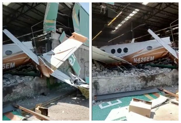 Avion prăbușit peste un supermarket în Mexic. Trei persoane au murit