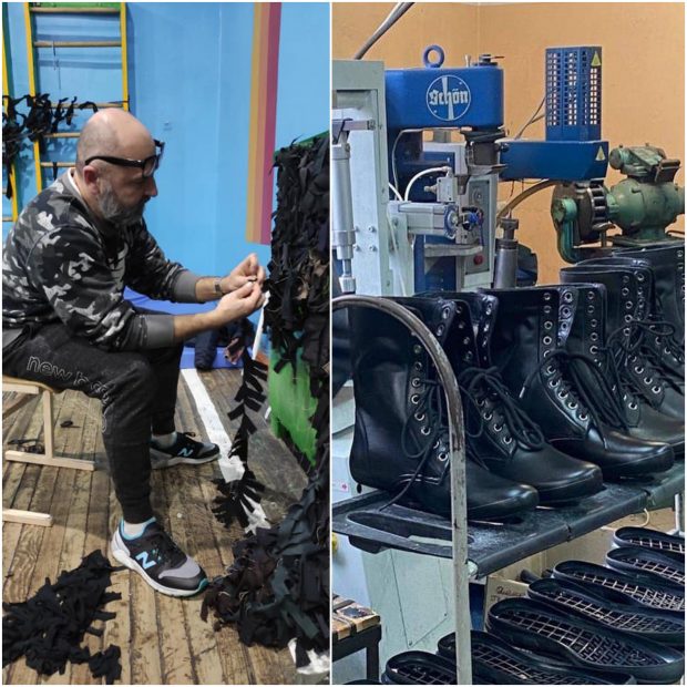 Designerii ucraineni s-au reprofilat în vreme de război: de la haute couture la haine de camuflaj și de la stiletto la ghete soldățești