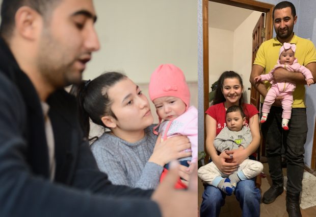 Momentele de groază trăite de o familie din Odesa, care a fugit de război cu doi copii în brațe: „Lui Ali i s-a făcut rău în tren, la Ploiești, strigam, urlam…”