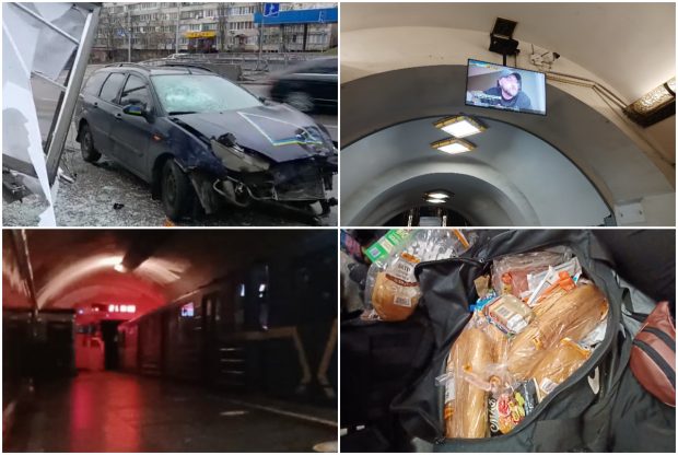 EXCLUSIV. Corespondentul Libertatea din Kiev transmite din stația de metrou unde se adăpostește noaptea de bombardamentele rușilor, alături de sute de oameni