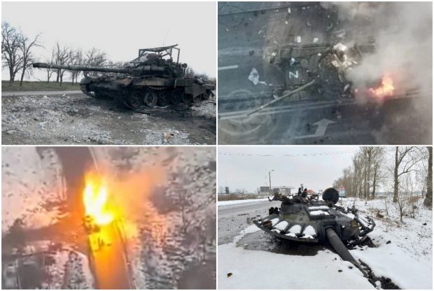 Cum au fost măcelărite tancurile lui Putin în Ucraina. Câte blindate rusești au început invazia și câte au mai rămas intacte