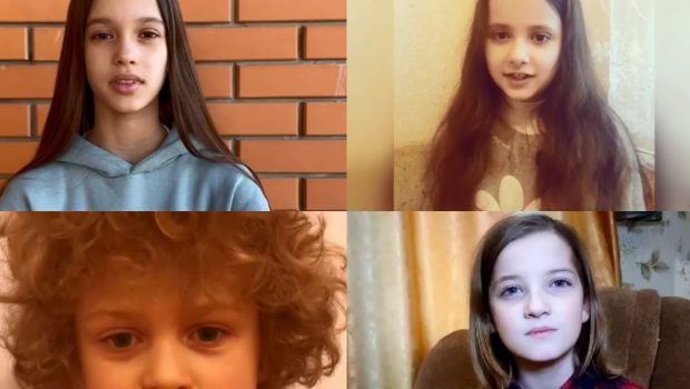 „Vrem să trăim în pace! Nu vrem să ne fie frică. Vă rugăm să opriți războiul!”. Mesajele emoționante ale copiilor ucraineni