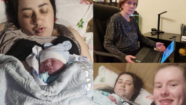 „Micuțul Matei a învins războiul!”. O femeie din Ucraina a fost monitorizată online de medic în timpul nașterii, după ce rușii au amenințat că trag dacă se duce la spital