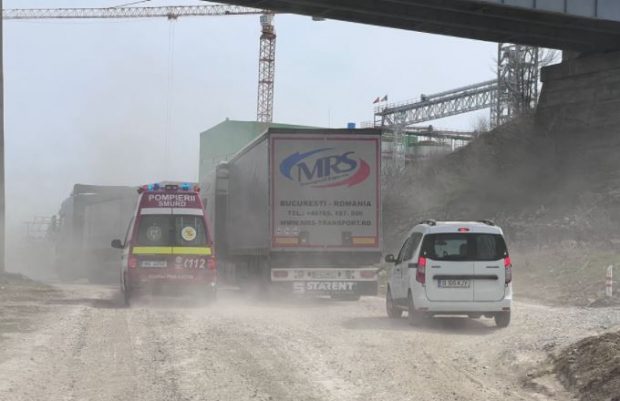 Explozie la o fabrică de amidon din Medgidia. Nu sunt victime