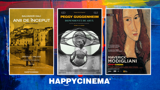 Seria documentarelor de artă revine la Happy Cinema! Dalí, Modigliani și Guggenheim pe marele ecran